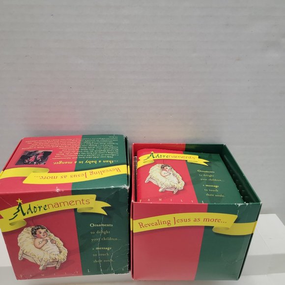 Adorenaments Baby Jesus Symbols Nick & Holly Found Granpa Attic Ornaments Family - Picture 6 of 15